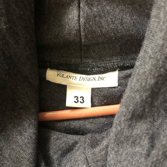 Black and gray unifit from Volante Design hoodie size small 33. Worn once. - Picture 4 of 4